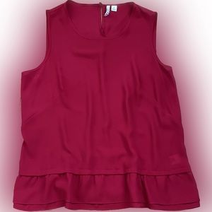 ELLE Sleeveless top pink (fuchsia) Size M